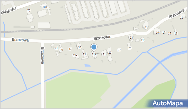 Skarżysko-Kamienna, Brzozowa, 31A, mapa Skarżysko-Kamienna