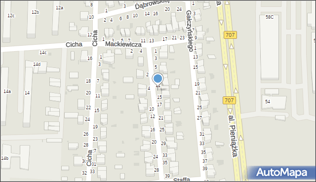 Skierniewice, Broniewskiego Władysława, 13, mapa Skierniewic