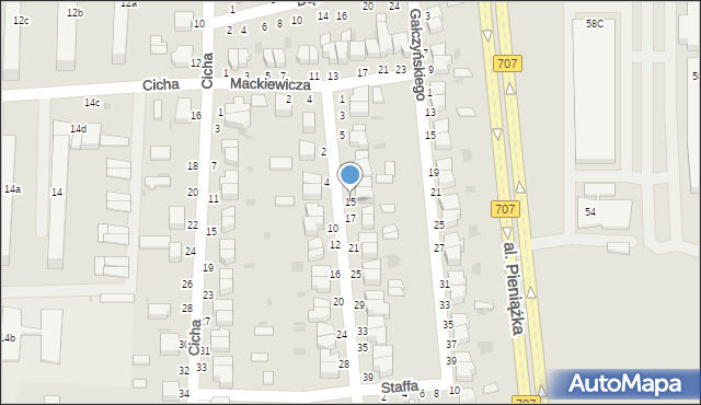 Skierniewice, Broniewskiego Władysława, 15, mapa Skierniewic