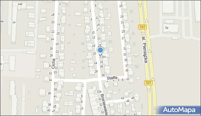 Skierniewice, Broniewskiego Władysława, 31, mapa Skierniewic