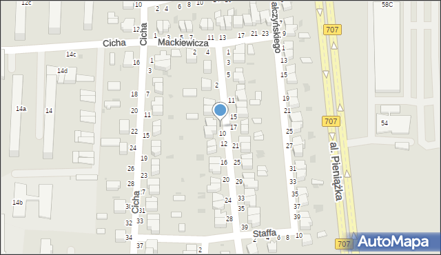 Skierniewice, Broniewskiego Władysława, 8, mapa Skierniewic