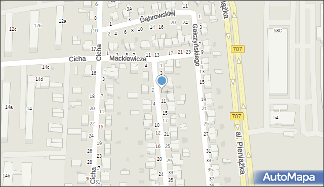 Skierniewice, Broniewskiego Władysława, 9, mapa Skierniewic