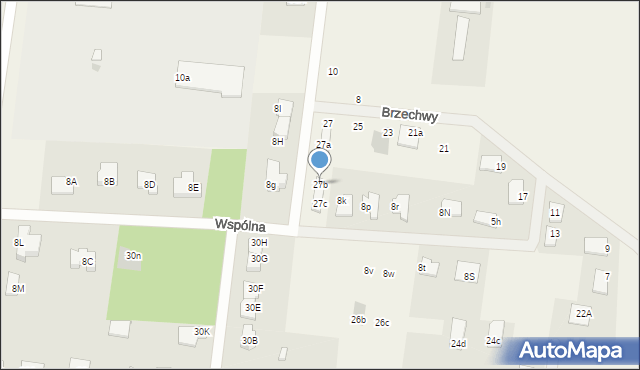 Skrzeszew, Brzechwy Jana, 27b, mapa Skrzeszew