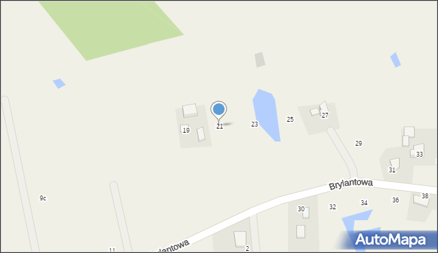 Skrzeszewo, Brylantowa, 21, mapa Skrzeszewo