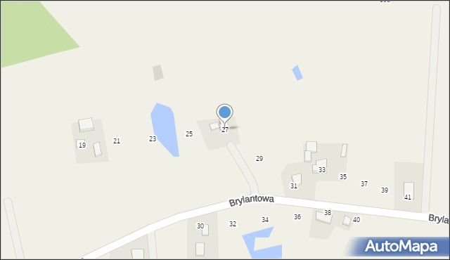 Skrzeszewo, Brylantowa, 27, mapa Skrzeszewo