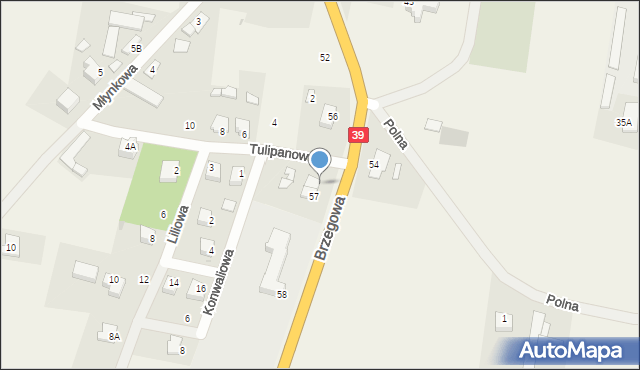 Smarchowice Wielkie, Brzegowa, 57A, mapa Smarchowice Wielkie