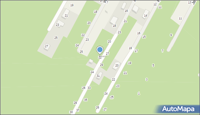 Smardzewice, Brzozowa, 22, mapa Smardzewice