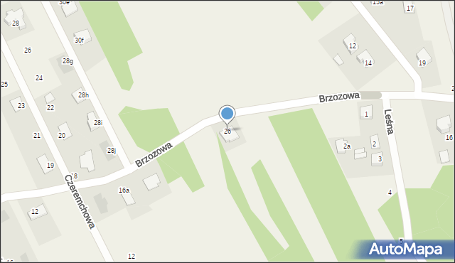 Sołtyków, Brzozowa, 26, mapa Sołtyków