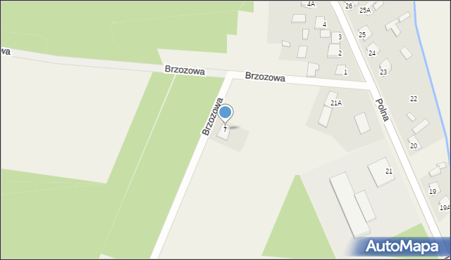 Sosnowiec, Brzozowa, 7, mapa Sosnowca