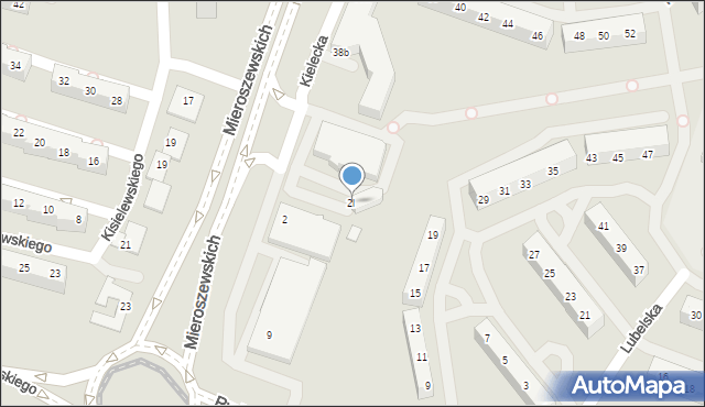 Sosnowiec, Braci Mieroszewskich, 2l, mapa Sosnowca