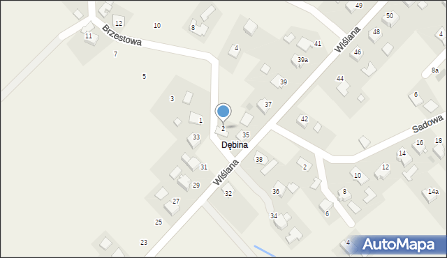 Spytkowice, Brzestowa, 2, mapa Spytkowice