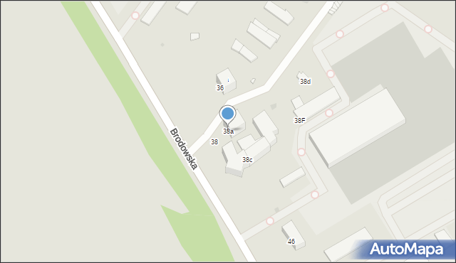 Środa Wielkopolska, Brodowska, 38a, mapa Środa Wielkopolska