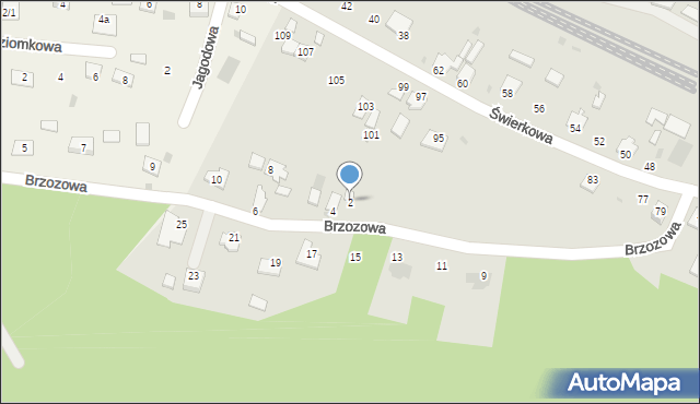 Stalowa Wola, Brzozowa, 2, mapa Stalowa Wola