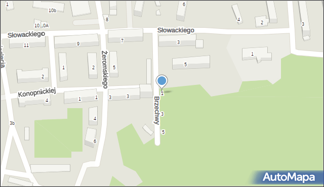 Stąporków, Brzechwy Jana, 1, mapa Stąporków