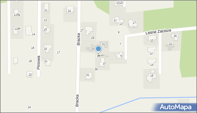 Stara Wieś, Bracka, 35, mapa Stara Wieś
