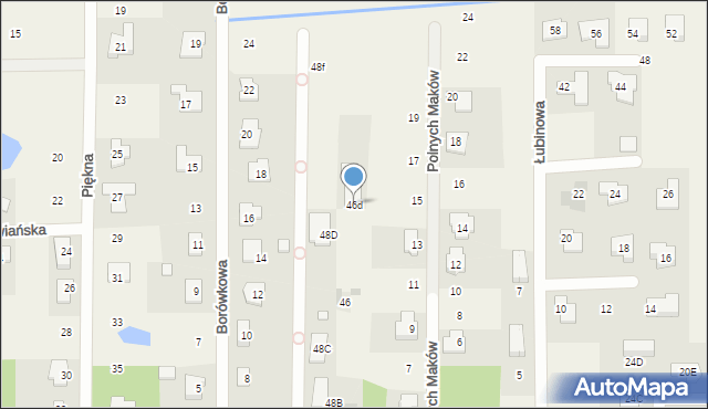 Stara Wieś, Brwinowska, 46d, mapa Stara Wieś