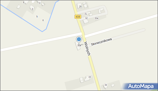 Stare Koźle, Braci Wolnych, 30a, mapa Stare Koźle