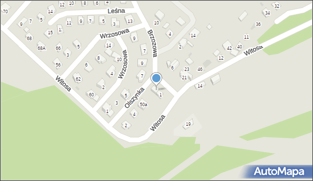 Stary Sącz, Brzozowa, 3, mapa Stary Sącz