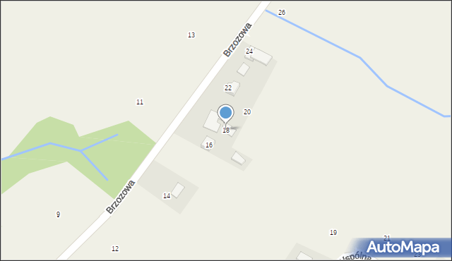 Staszkówka, Brzozowa, 18, mapa Staszkówka
