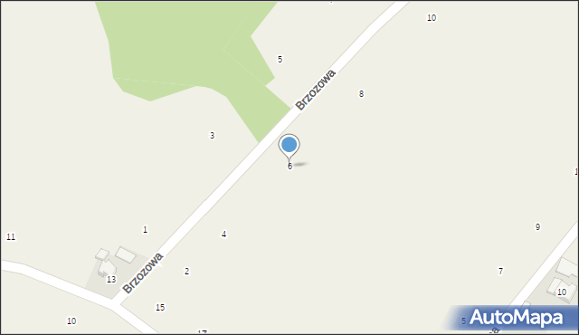 Staszkówka, Brzozowa, 6, mapa Staszkówka