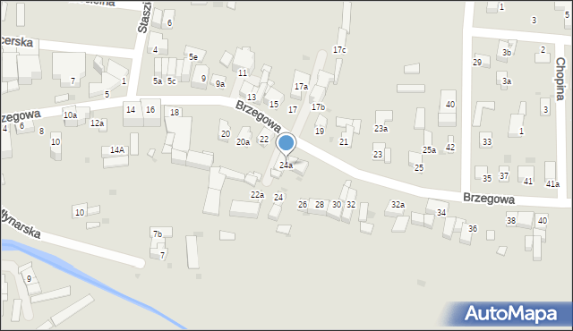 Strzelin, Brzegowa, 24a, mapa Strzelin