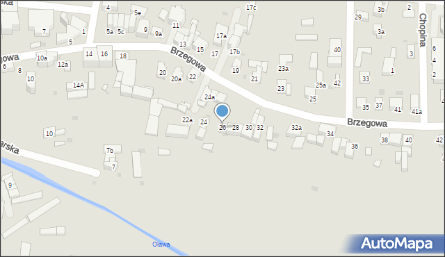 Strzelin, Brzegowa, 26, mapa Strzelin