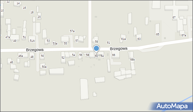 Strzelin, Brzegowa, 62, mapa Strzelin