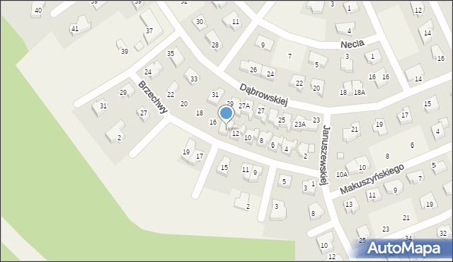 Suchy Dwór, Brzechwy Jana, 14, mapa Suchy Dwór