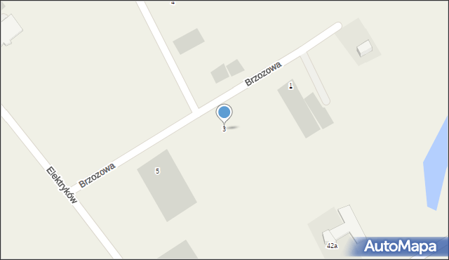 Sulnowo, Brzozowa, 3, mapa Sulnowo