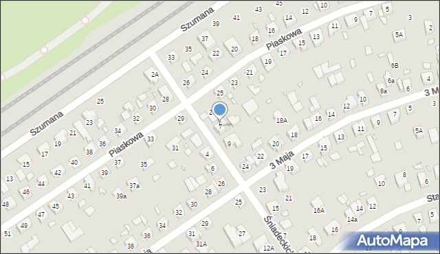 Swarzędz, Braci Śniadeckich Jana i Jędrzeja, 7, mapa Swarzędz