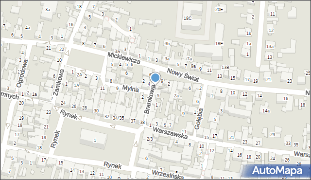 Swarzędz, Bramkowa, 7, mapa Swarzędz