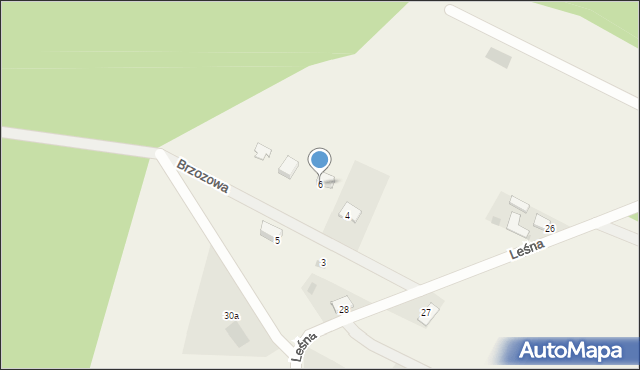 Świekatowo, Brzozowa, 6, mapa Świekatowo