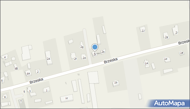 Świerczów, Brzeska, 2c, mapa Świerczów