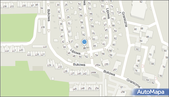 Świętochłowice, Brzozowa, 66, mapa Świętochłowice