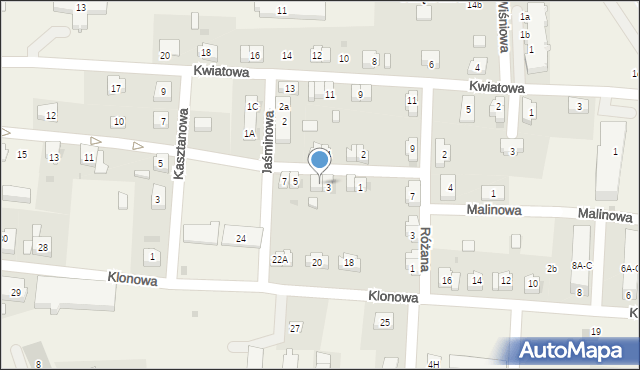 Świętoszów, Brzozowa, 3A, mapa Świętoszów