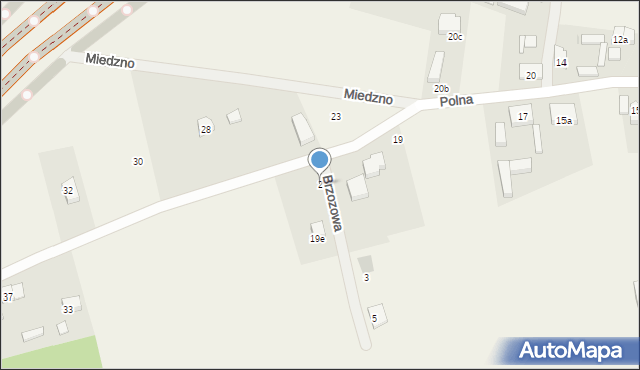 Sycewice, Brzozowa, 2, mapa Sycewice