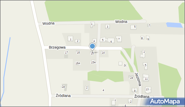 Sypniewo, Brzegowa, 15, mapa Sypniewo