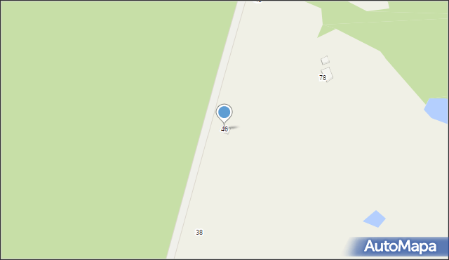 Szczodrowo, Brzozowa, 46, mapa Szczodrowo