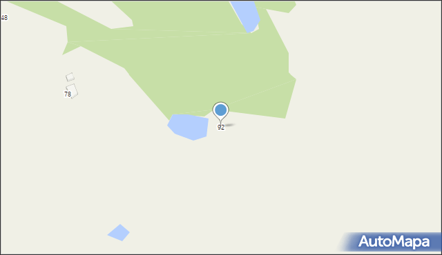 Szczodrowo, Brzozowa, 92, mapa Szczodrowo