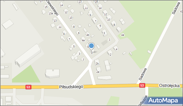 Szczytno, Broniewskiego Władysława, 2, mapa Szczytno