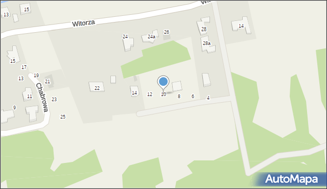 Tanowo, Brzozowa, 10, mapa Tanowo