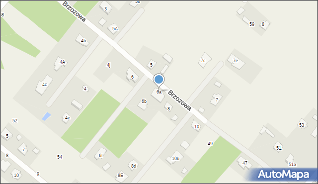 Targówka, Brzozowa, 6a, mapa Targówka