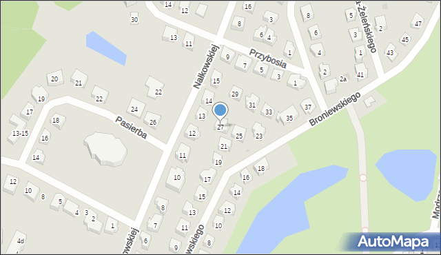 Tczew, Broniewskiego Władysława, 27, mapa Tczew