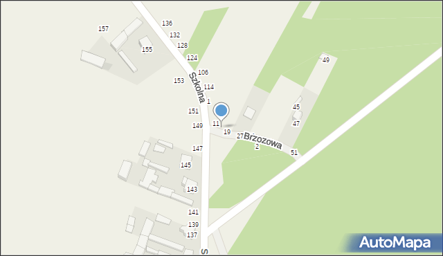 Toporów, Brzozowa, 15, mapa Toporów