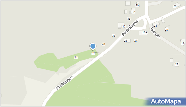 Trzebinia, Brzozowa, 42, mapa Trzebinia