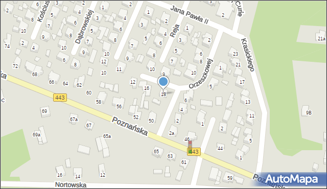 Tuliszków, Broniewskiego Władysława, 18, mapa Tuliszków