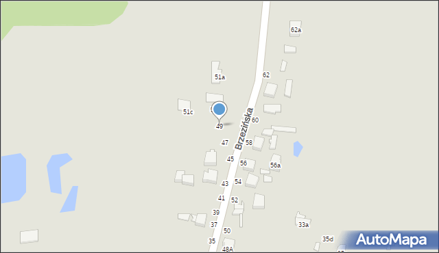 Tuszyn, Brzezińska, 49, mapa Tuszyn