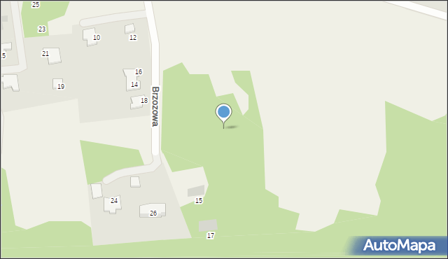 Tworóg Mały, Brzozowa, 13, mapa Tworóg Mały