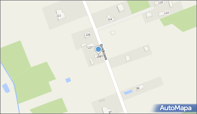 Tymienice, Bratkowa, 105, mapa Tymienice