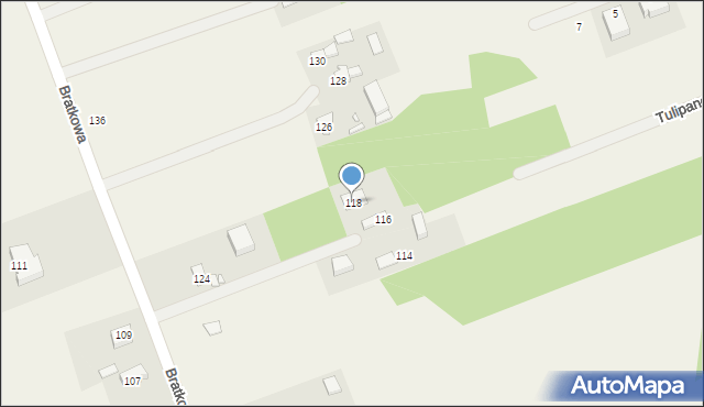 Tymienice, Bratkowa, 118, mapa Tymienice